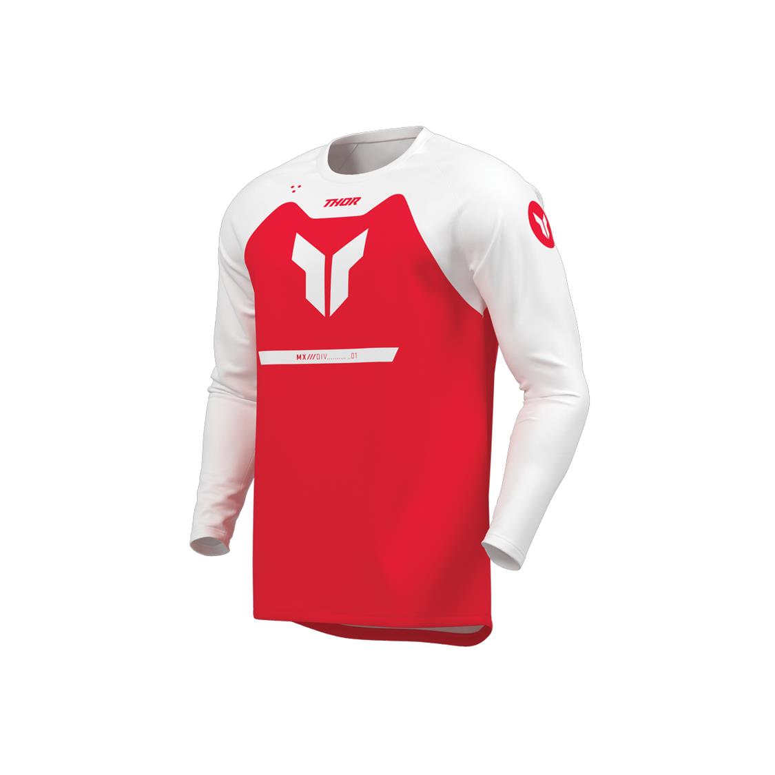THOR MX JERSEY YOUTH RIDEMODE MENACE RED