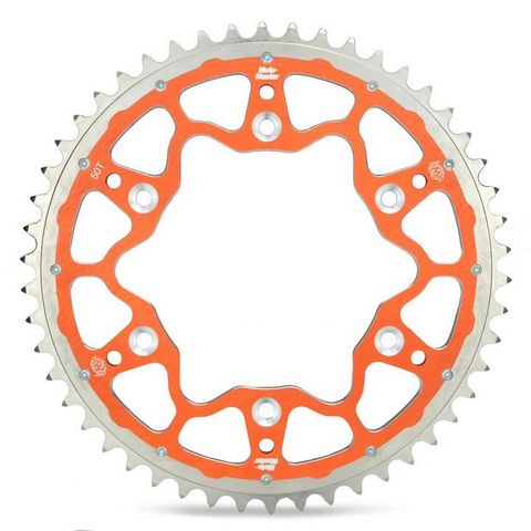 SPROCKET REAR MOTO MASTER FUSION DUAL RING 52T ORANGE GAS GAS HUSABERG HUSQVARNA KTM
