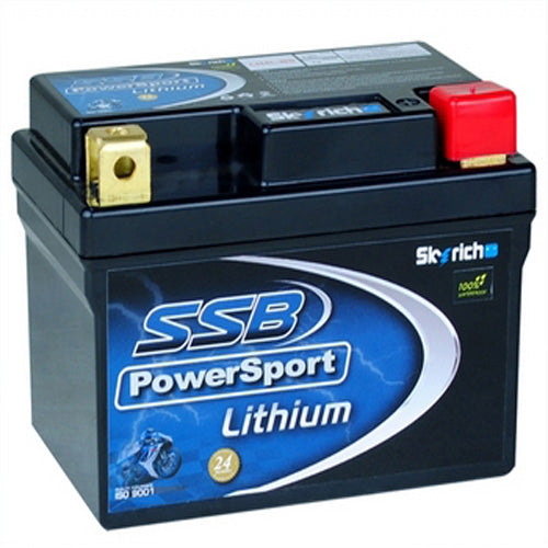MOTORCYCLE AND POWERSPORTS BATTERY 12V 120CCA SSB HIGH PERFORMANCE LITHIUM ION