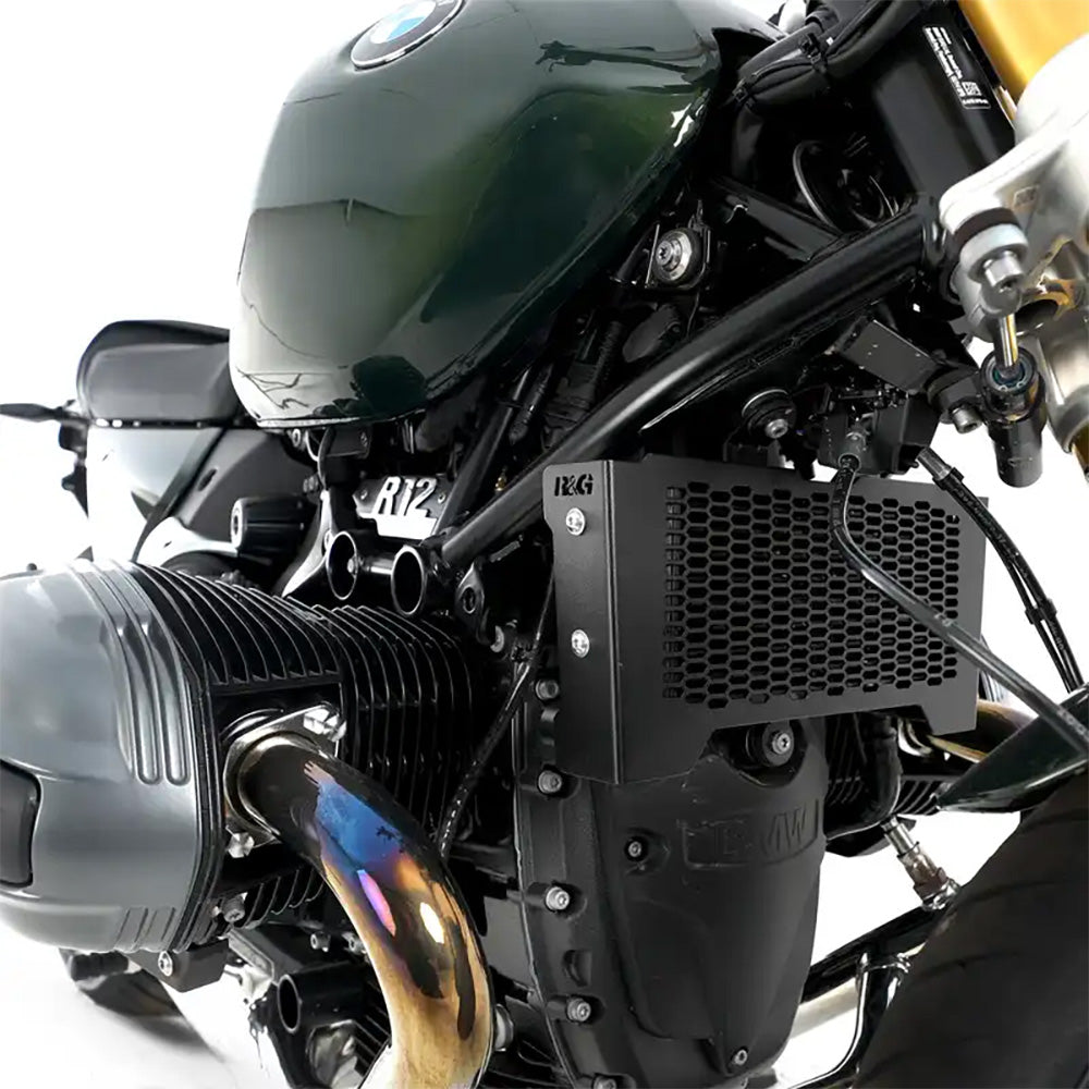 Oil Cooler Guard for BMW R12 nineT 24- PRO Black R&G