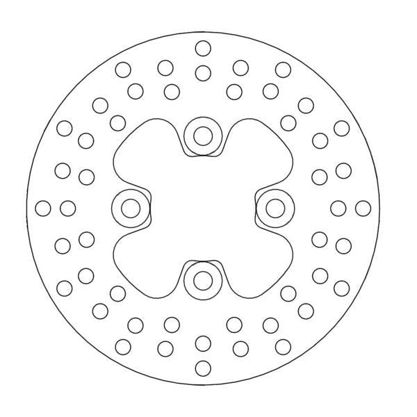 BRAKE DISC FRONT MOTO MASTER ROUND 161MM YAMAHA