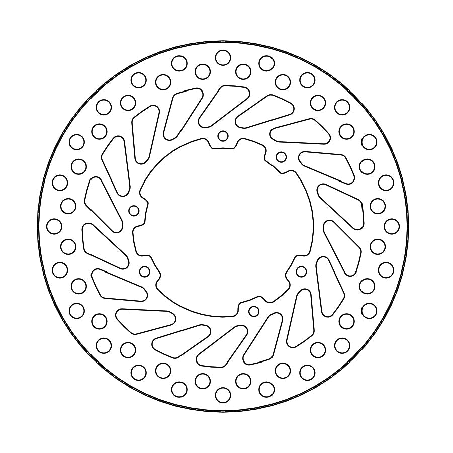 BRAKE DISC FRONT MOTO MASTER VINTAGE 240MM HONDA CR CRF