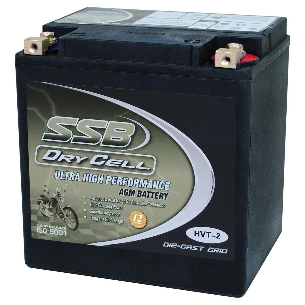 MOTORCYCLE AND POWERSPORTS BATTERY AGM 12V 30AH 515CCA BY SSB ULTRA HIGH PERFORMANCE DRY CELL