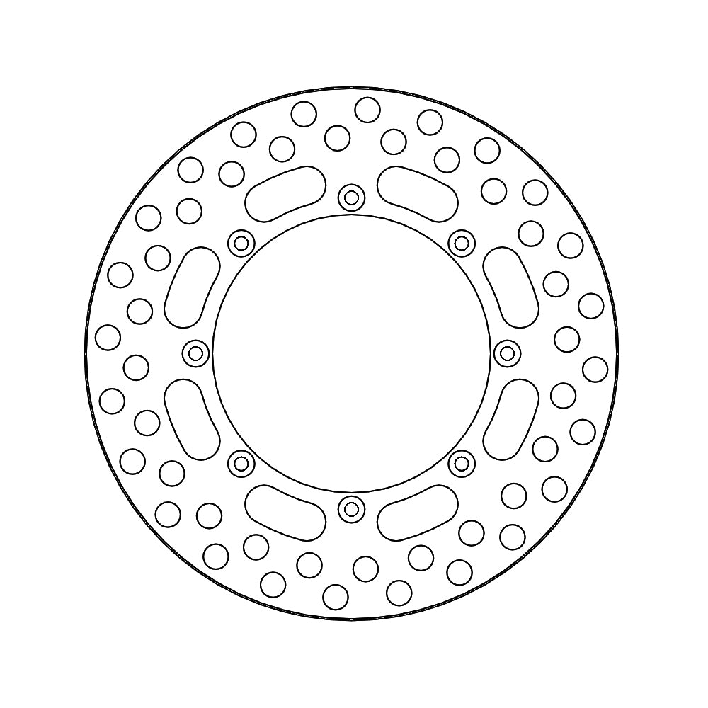 BRAKE DISC FRONT MOTO MASTER VINTAGE 250MM KAWASAKI KDX200 89-21 KX125 85-88 KX250 85-88 KX500 85-88