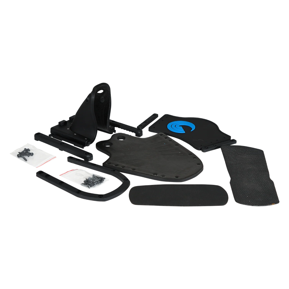 Combo Ski Binding Kit w/Slalom Toe Strap - Adult