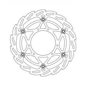 BRAKE DISC FRONT MOTO MASTER FLAME 320MM OVERSIZE HONDA