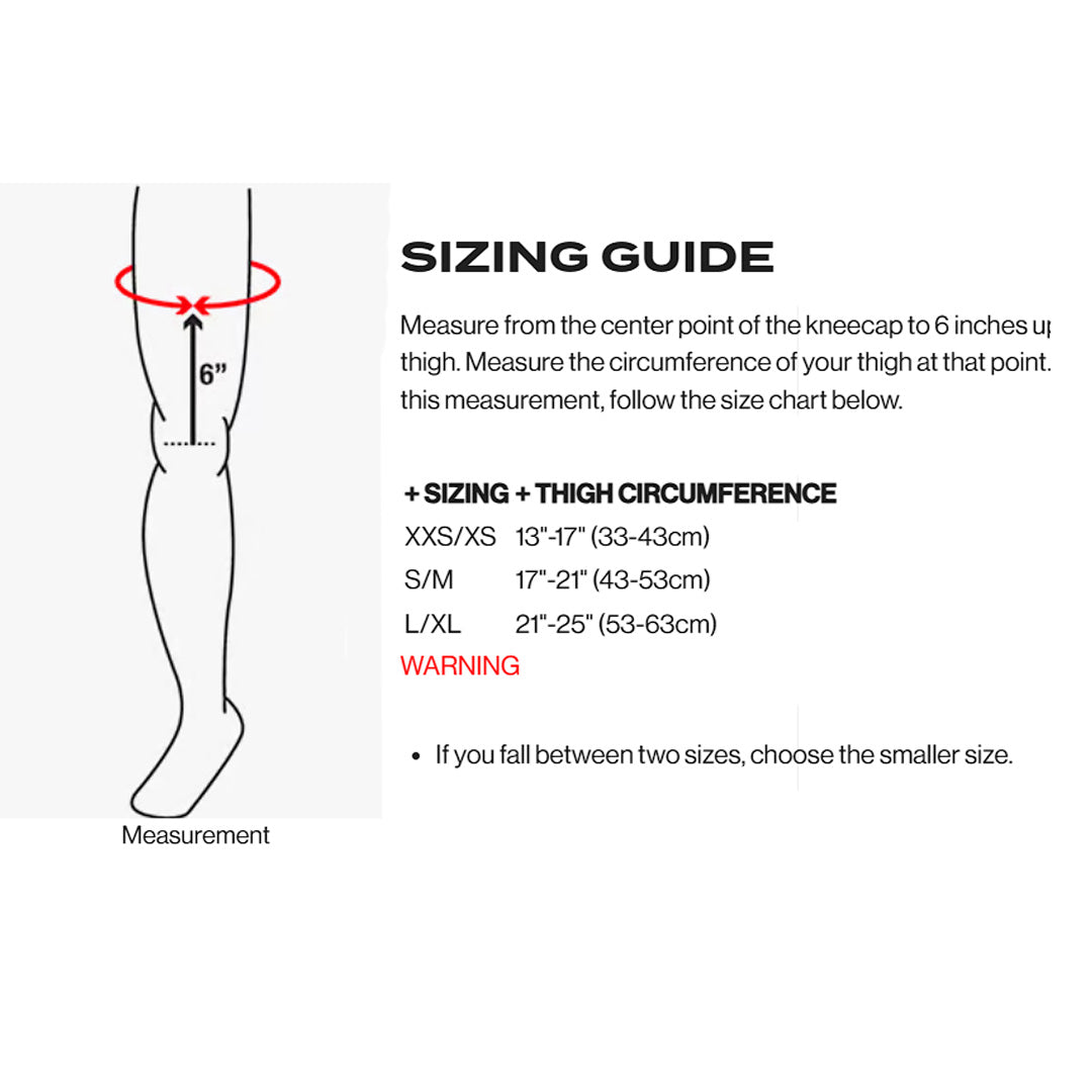 MOBIUS X8 Hybrid Knee Support Sizing