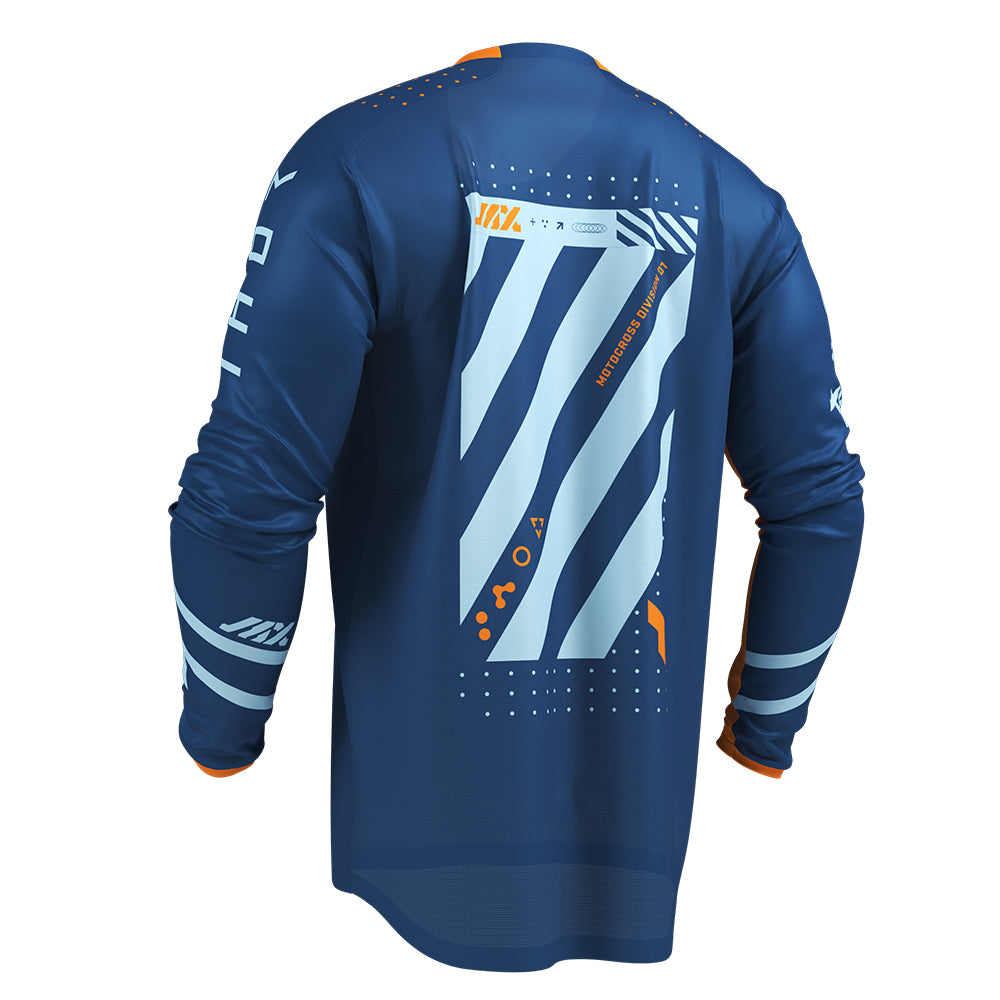 THOR MX JERSEY LAUNCHMODE FUTURA NAVY/ORANGE