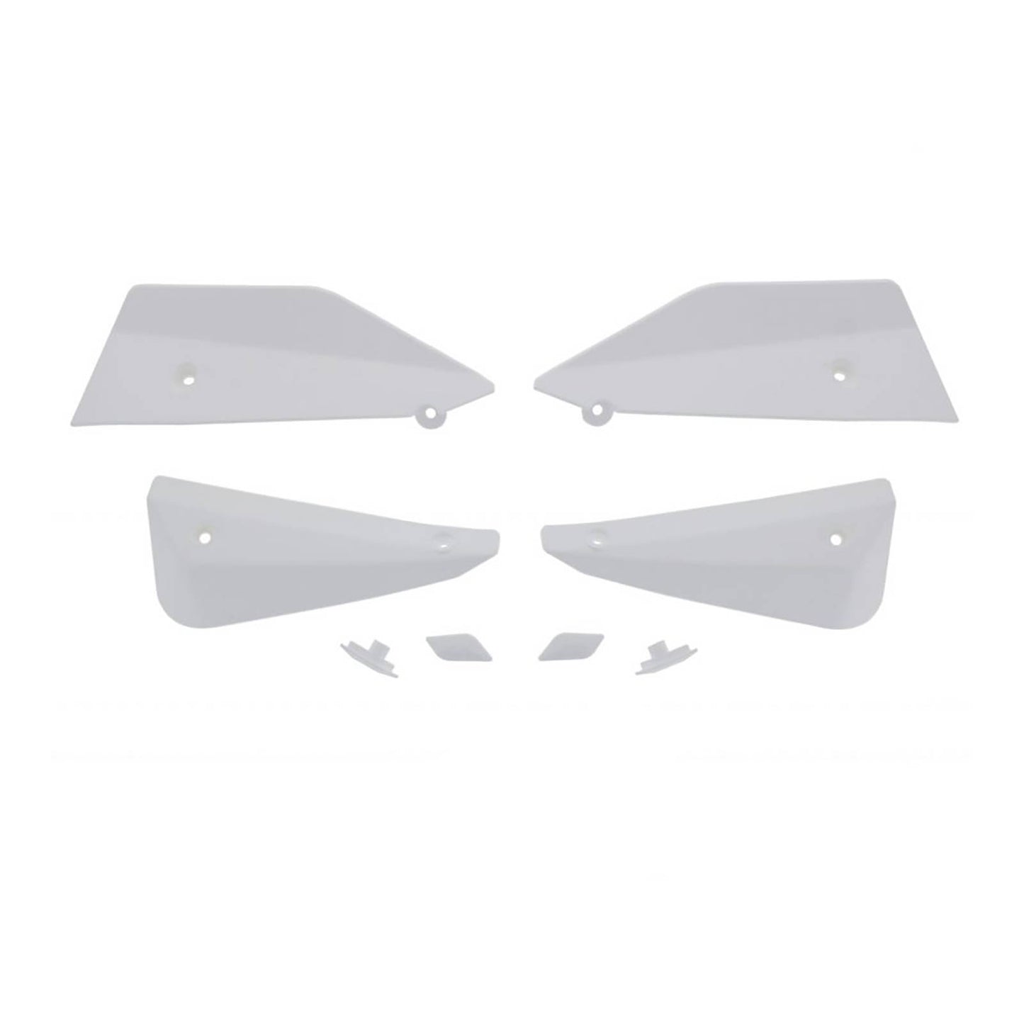 Barkbusters Handguard Sabre Deflector & Plug Set - White