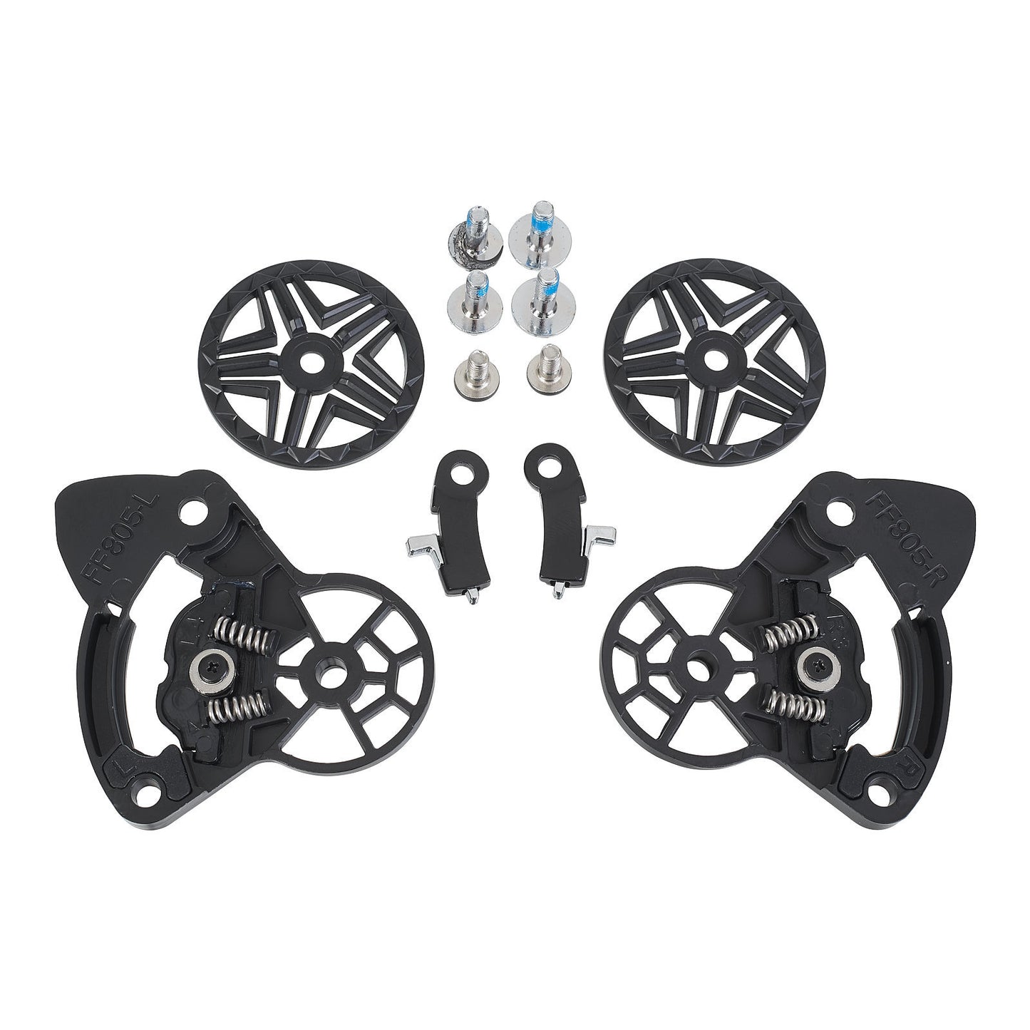LS2 FF805 Thunder Ratchet + Screws (Black)