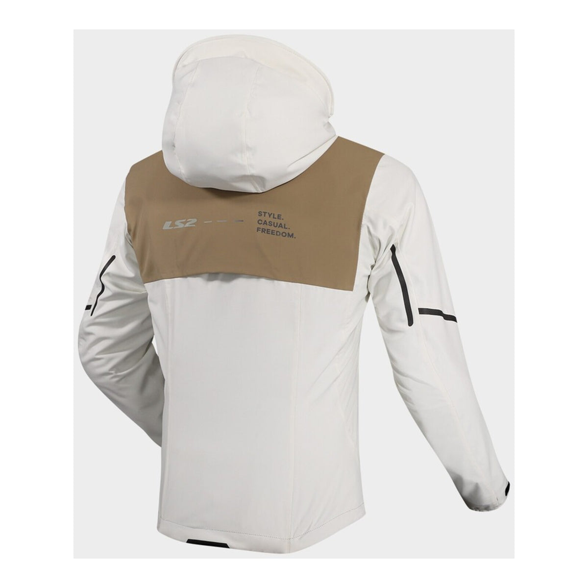 LS2 Axel Ladies' Jacket - Light Grey / Khaki