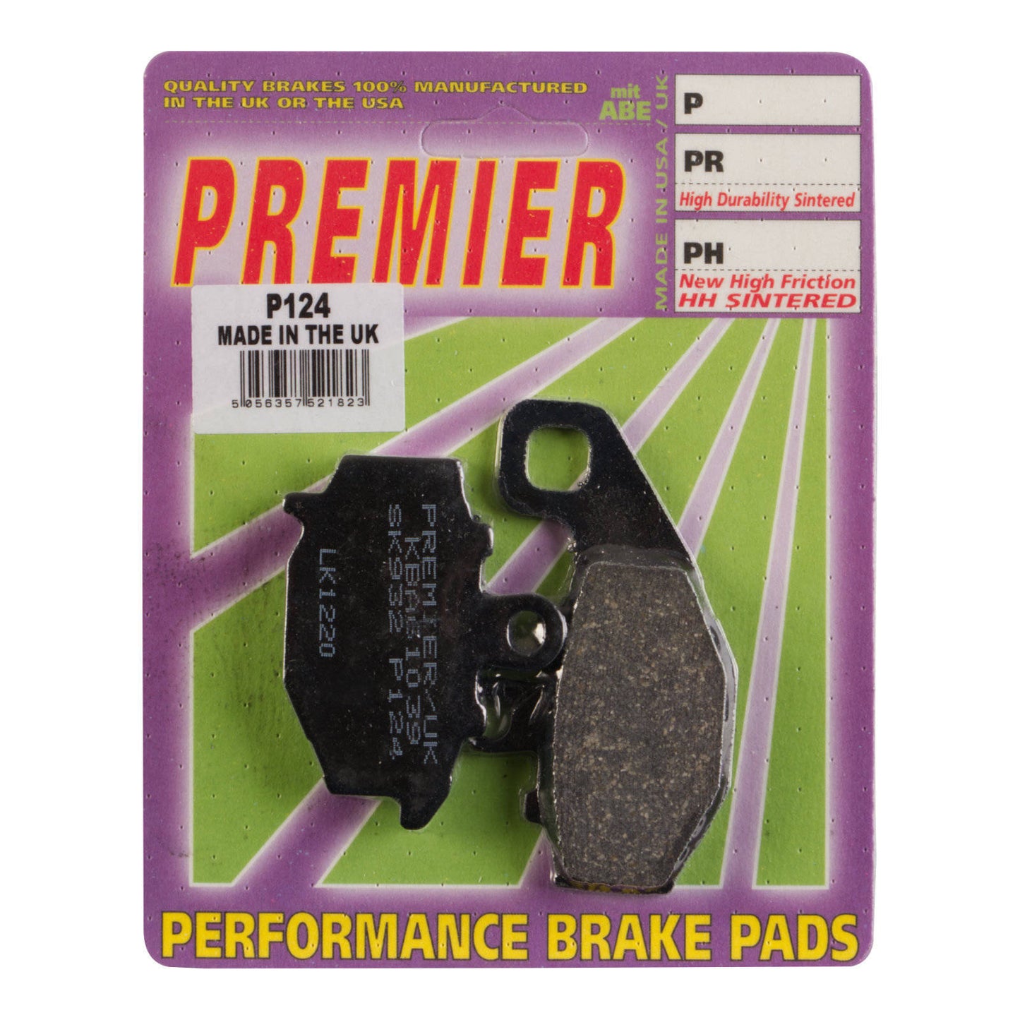 Premier Brake Pads - P Organic Standard - P124