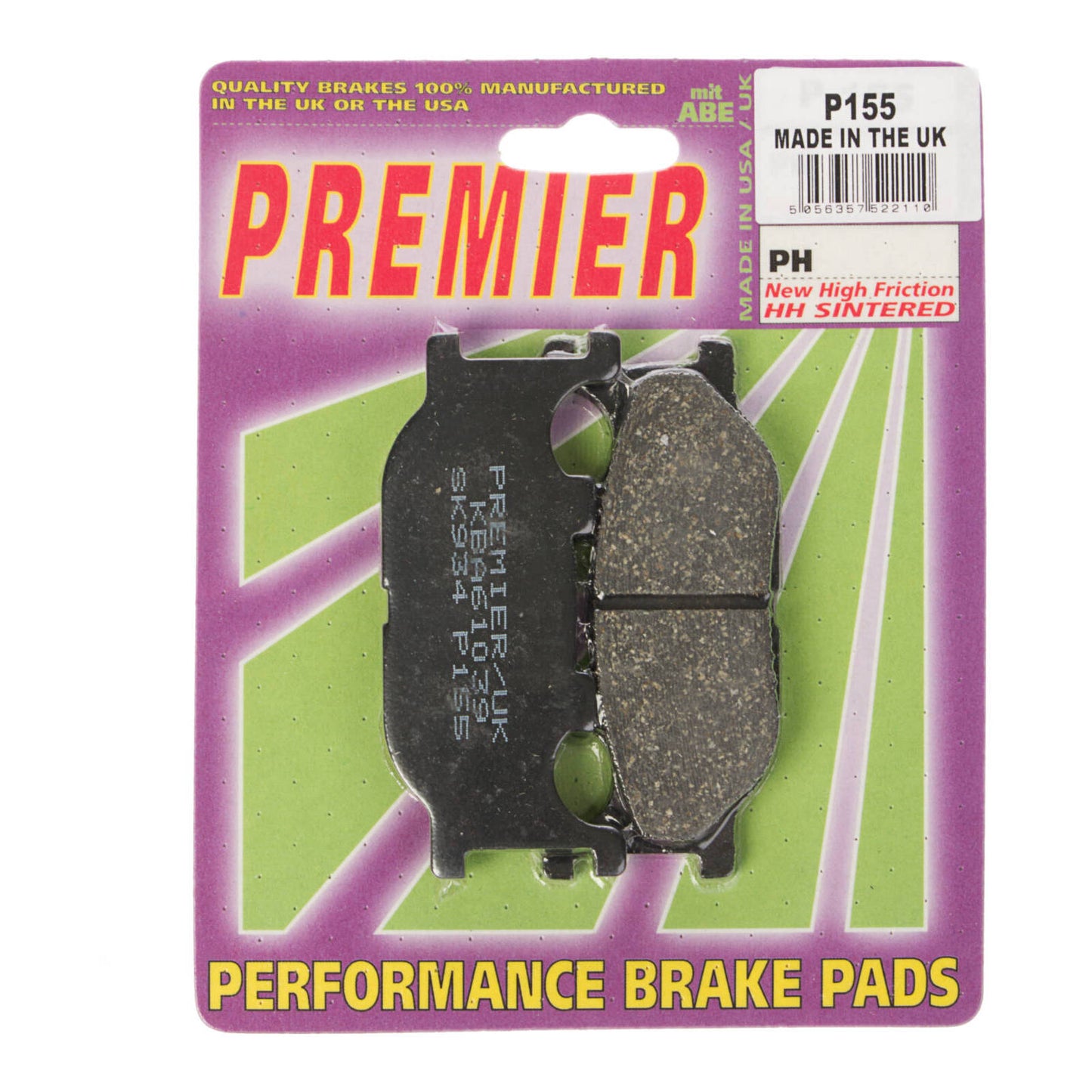 Premier Brake Pads - P Organic Standard - P155
