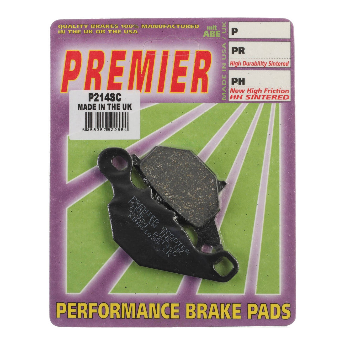 Premier Brake Pads - P Organic Standard - P214SC