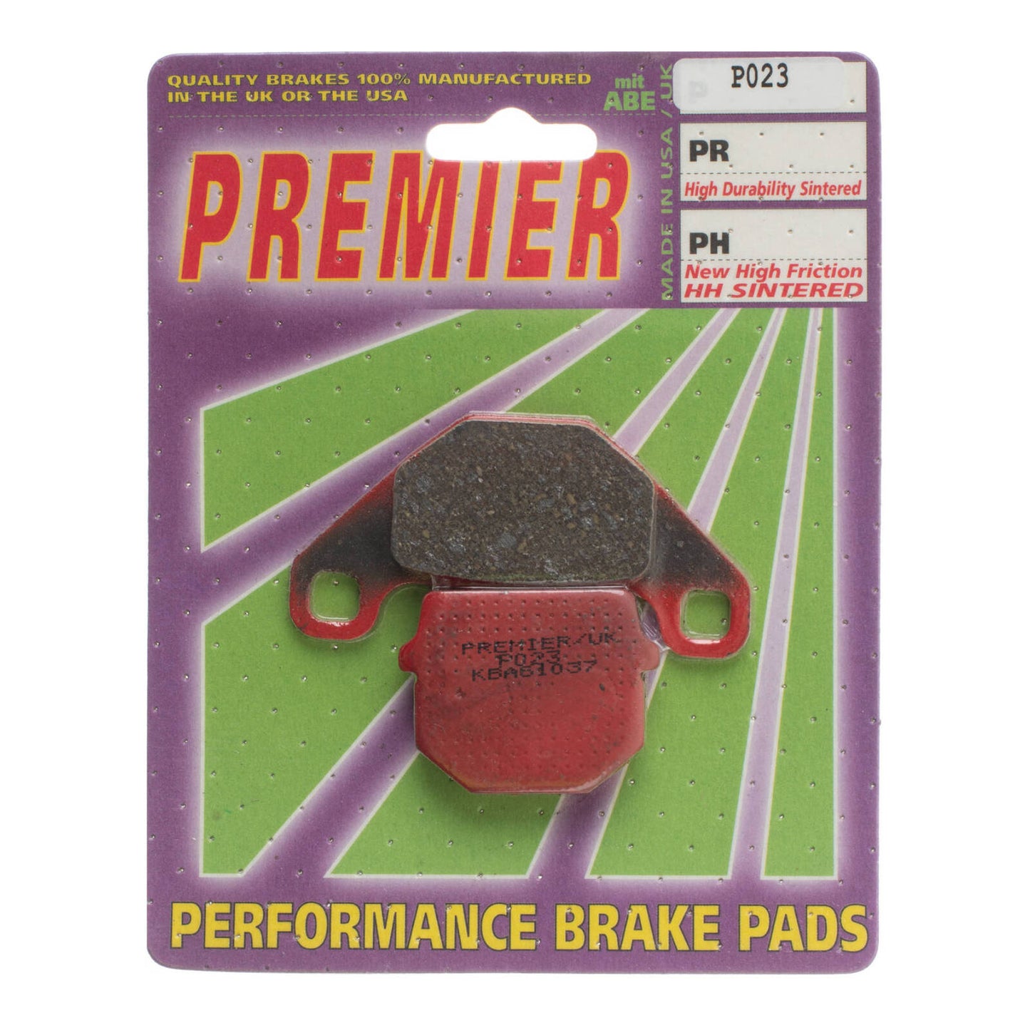 Premier Brake Pads - P Organic Standard - P023