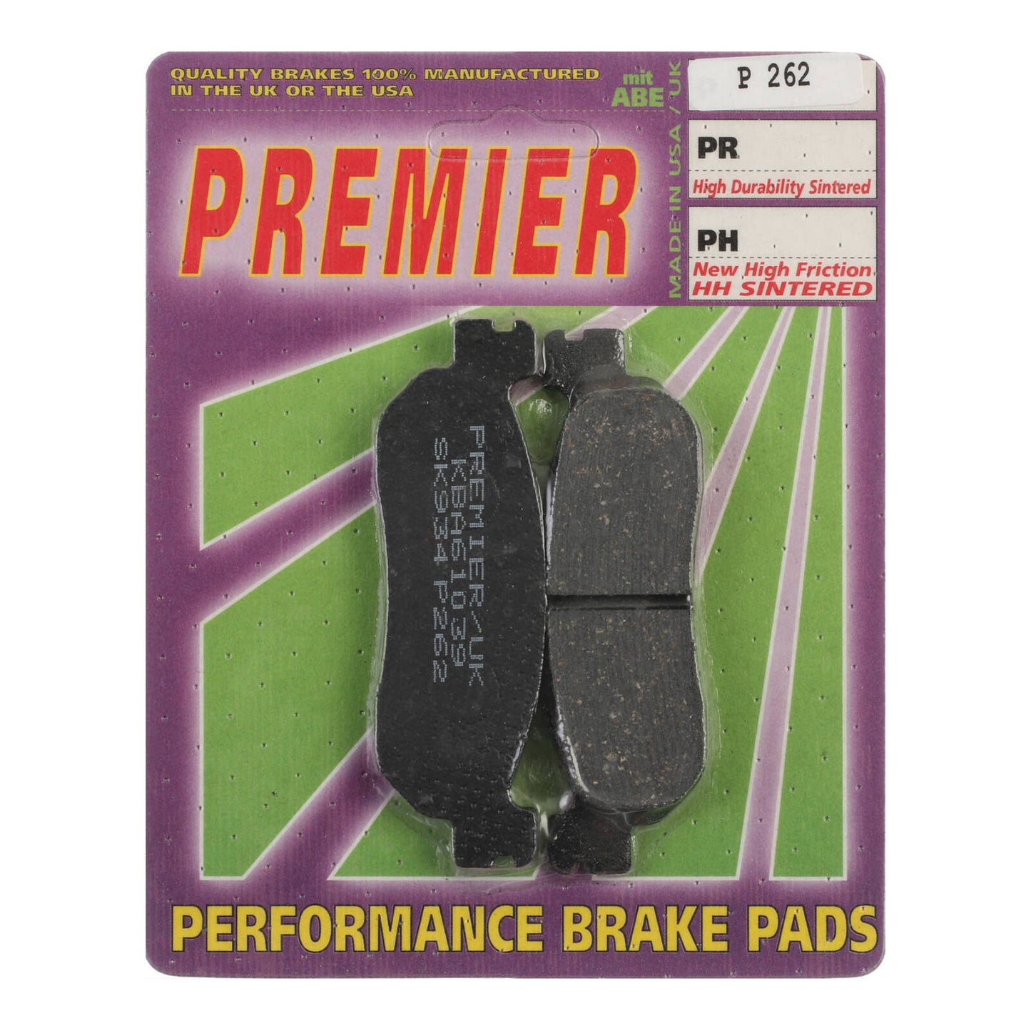 Premier Brake Pads - P Organic Standard - P262