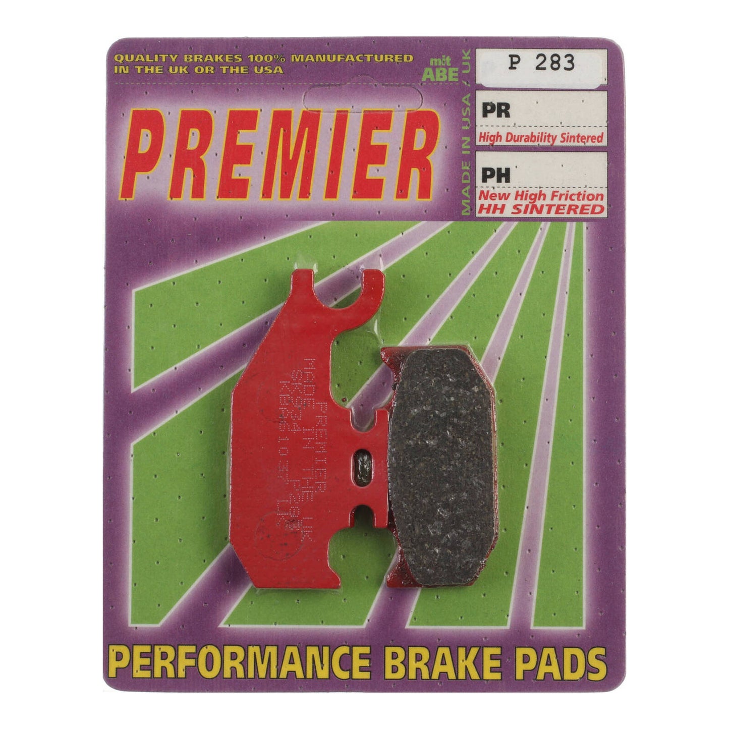 Premier Brake Pads - P Organic Standard - P283