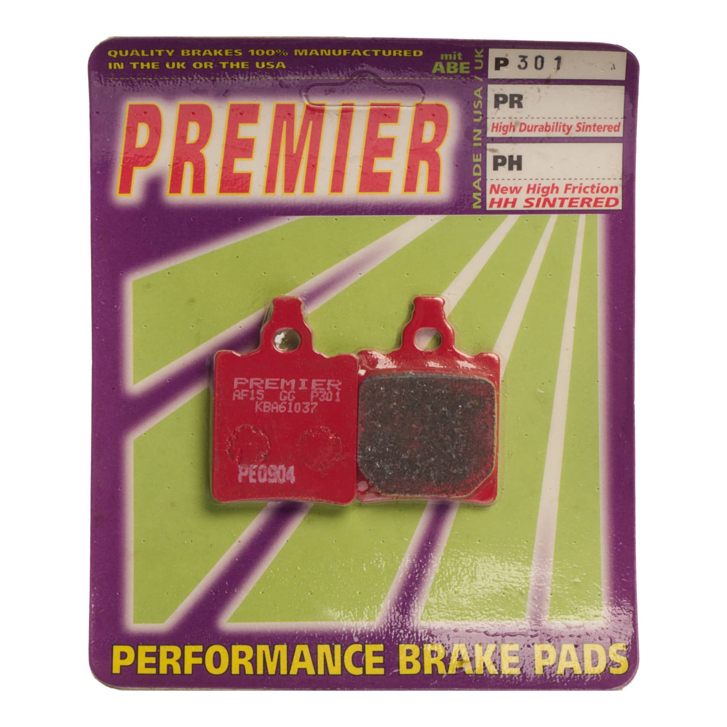 Premier Brake Pads - P Organic Standard - P301