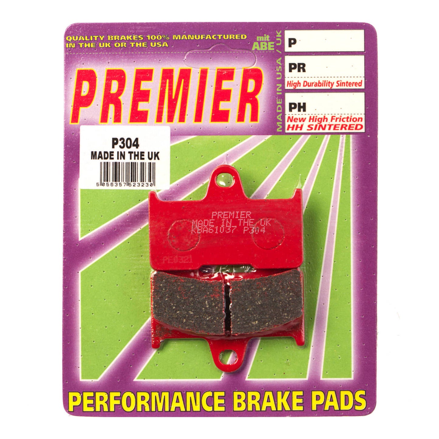 Premier Brake Pads - P Organic Standard - P304