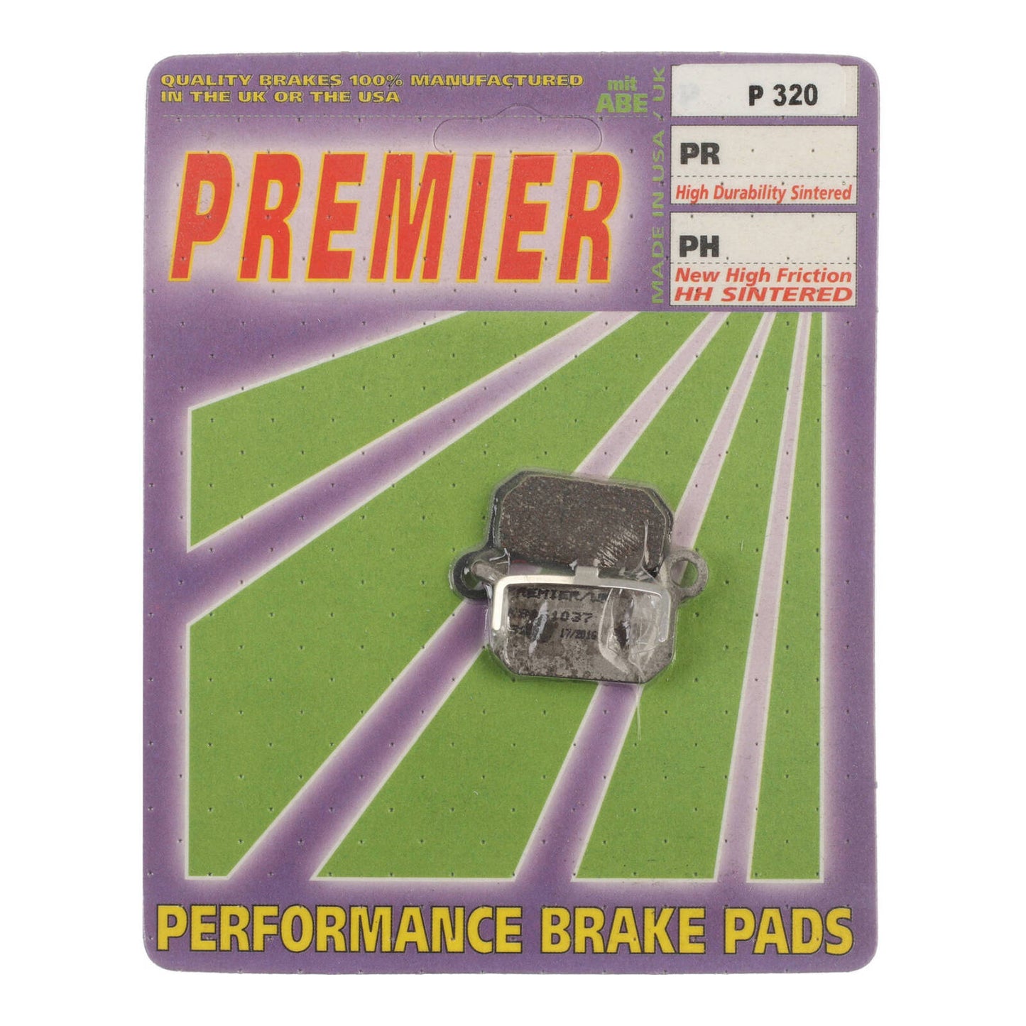 Premier Brake Pads - P Organic Standard - P320
