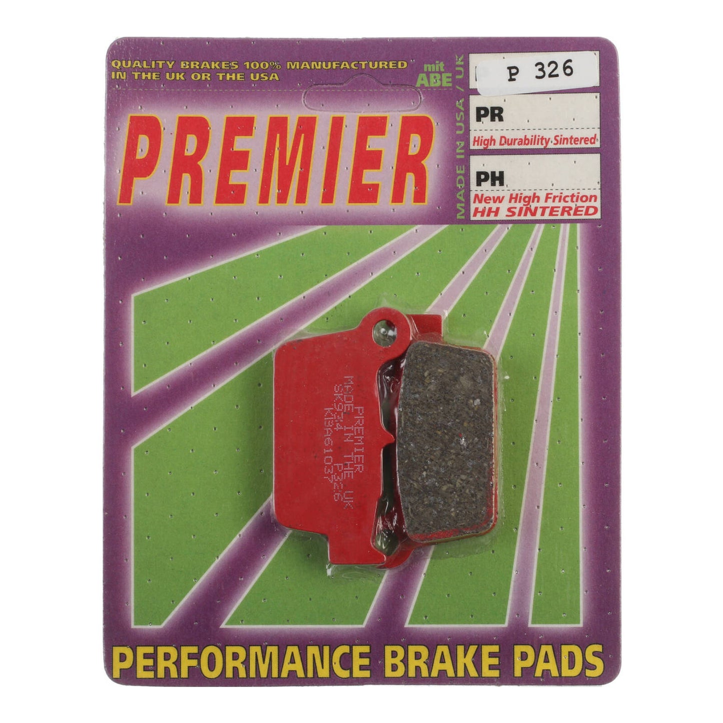 Premier Brake Pads - P Organic Standard - P326