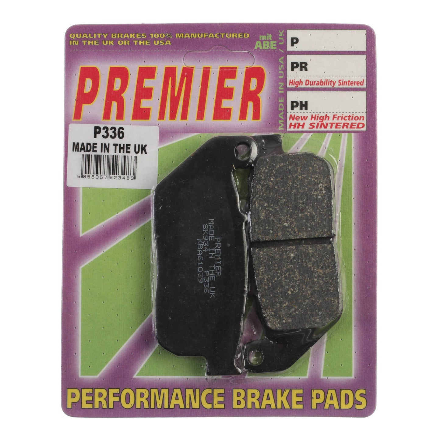 Premier Brake Pads - P Organic Standard - P336