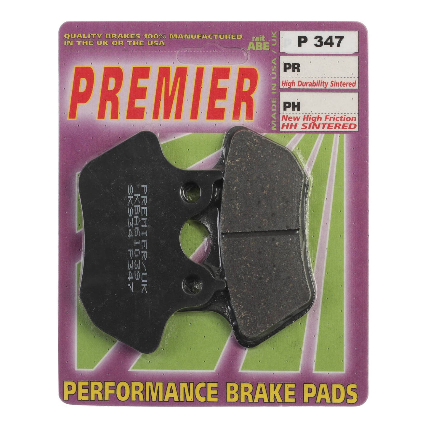 Premier Brake Pads - P Organic Standard - P347