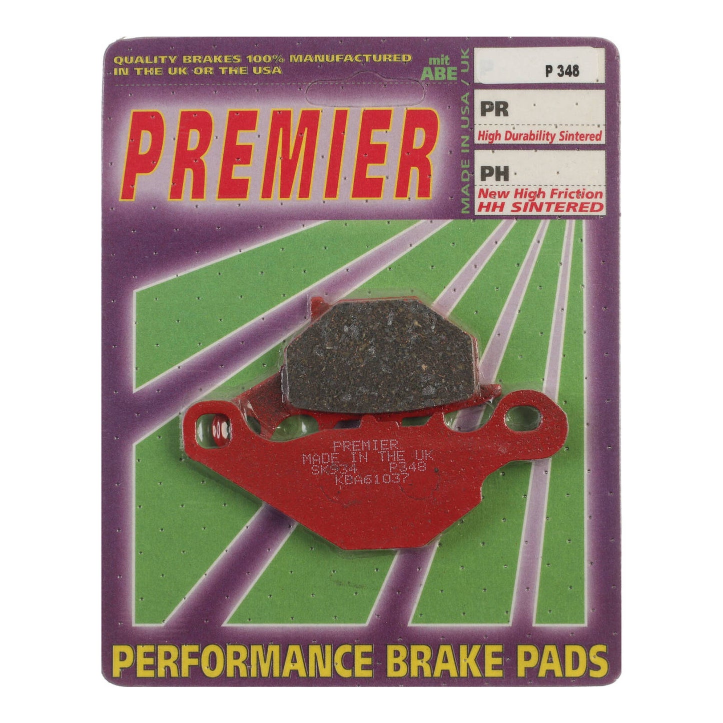 Premier Brake Pads - P Organic Standard - P348