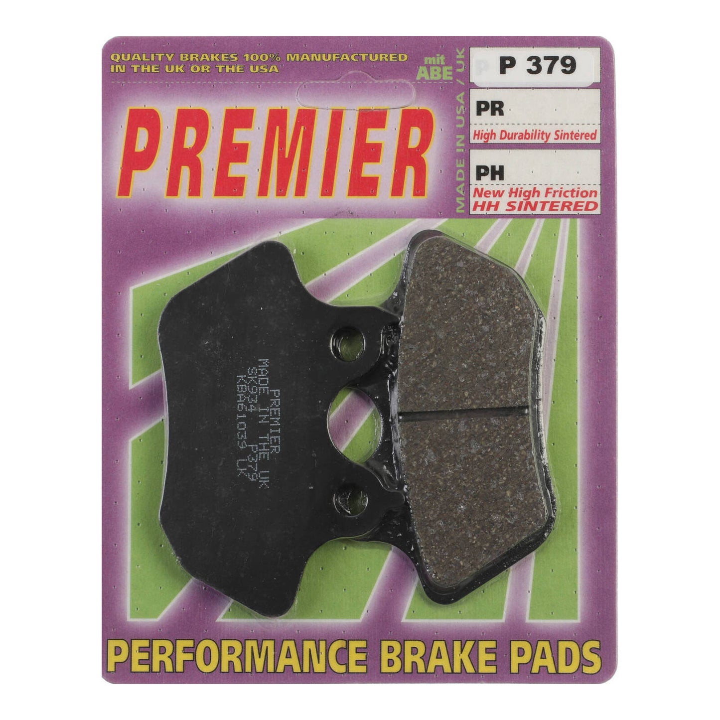 Premier Brake Pads - P Organic Standard - P379