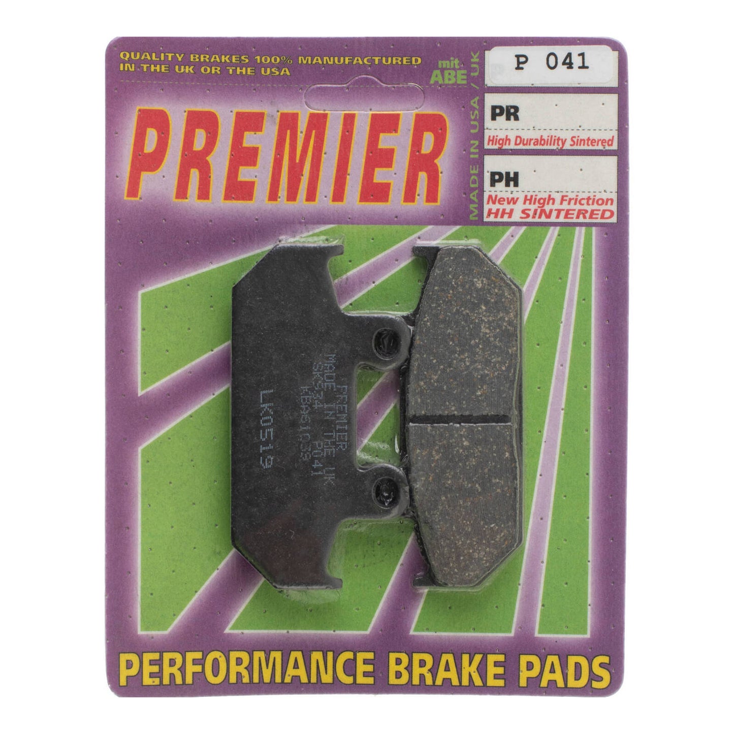 Premier Brake Pads - P Organic Standard - P041