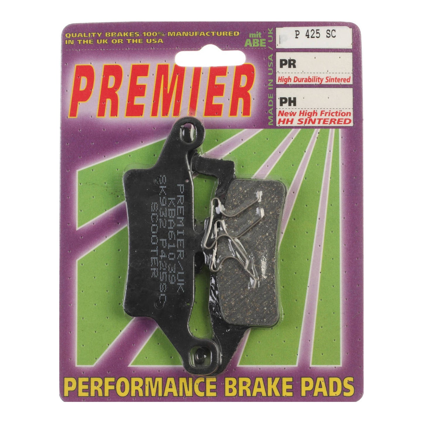 Premier Brake Pads - P Organic Standard - P425SC