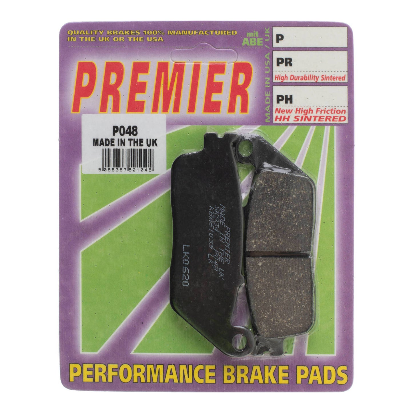 Premier Brake Pads - P Organic Standard - P048