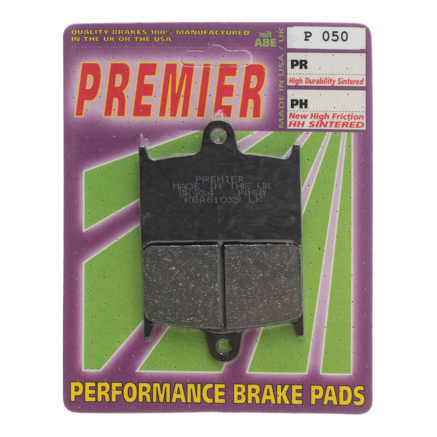 Premier Brake Pads - P Organic Standard - P050