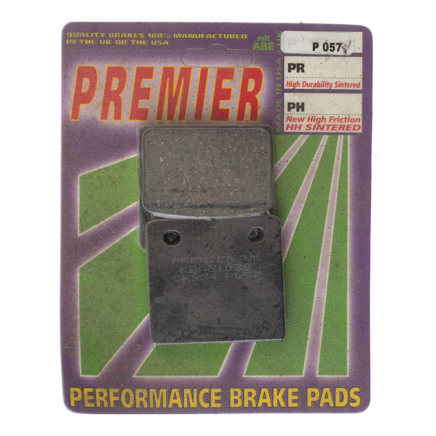 Premier Brake Pads - P Organic Standard - P057