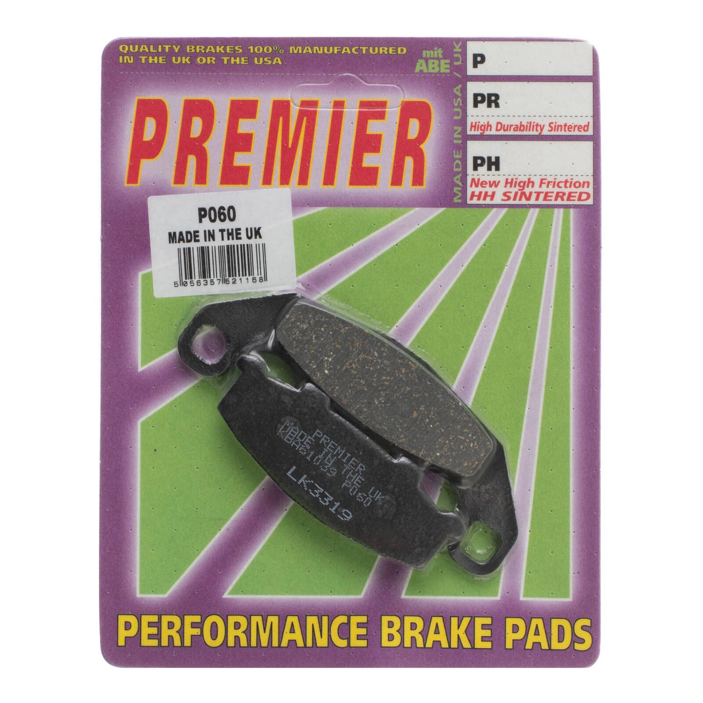 Premier Brake Pads - P Organic Standard P060