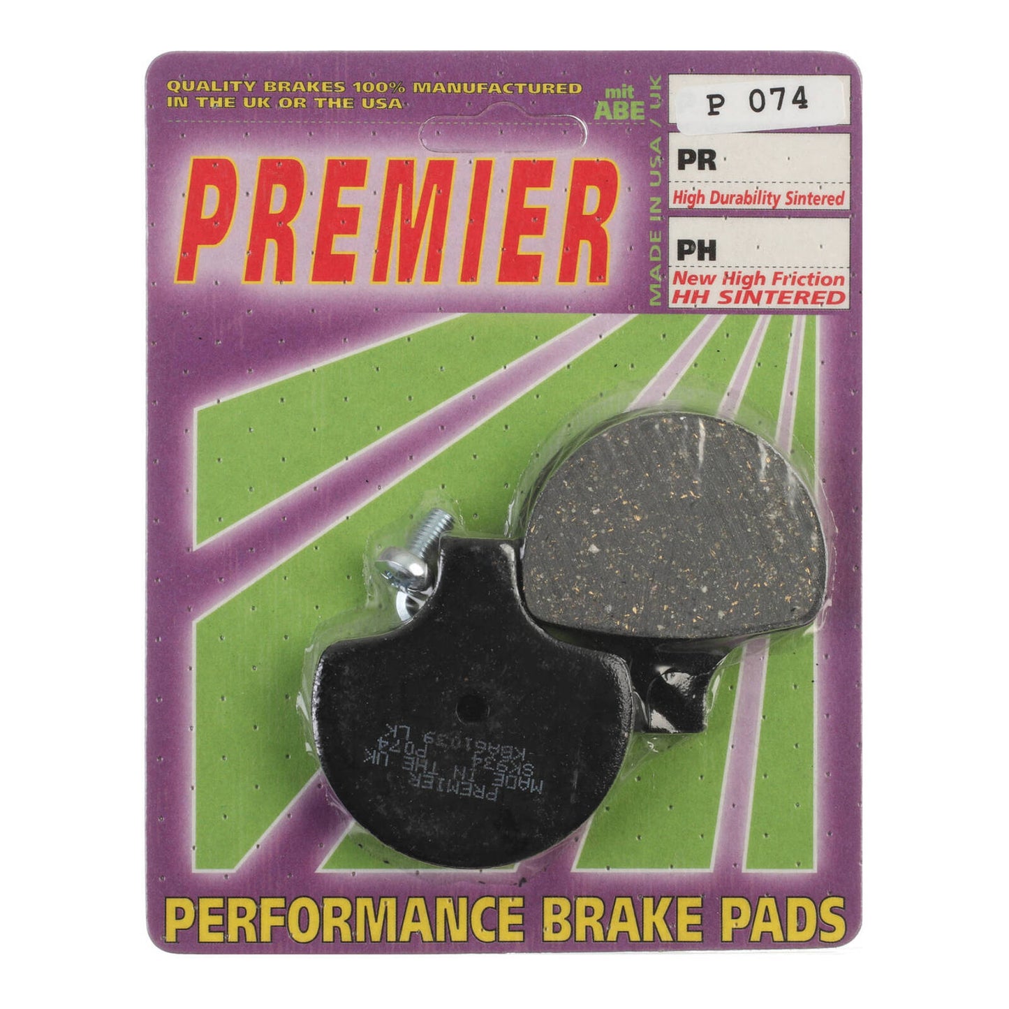 Premier Brake Pads - P Organic Standard - P074