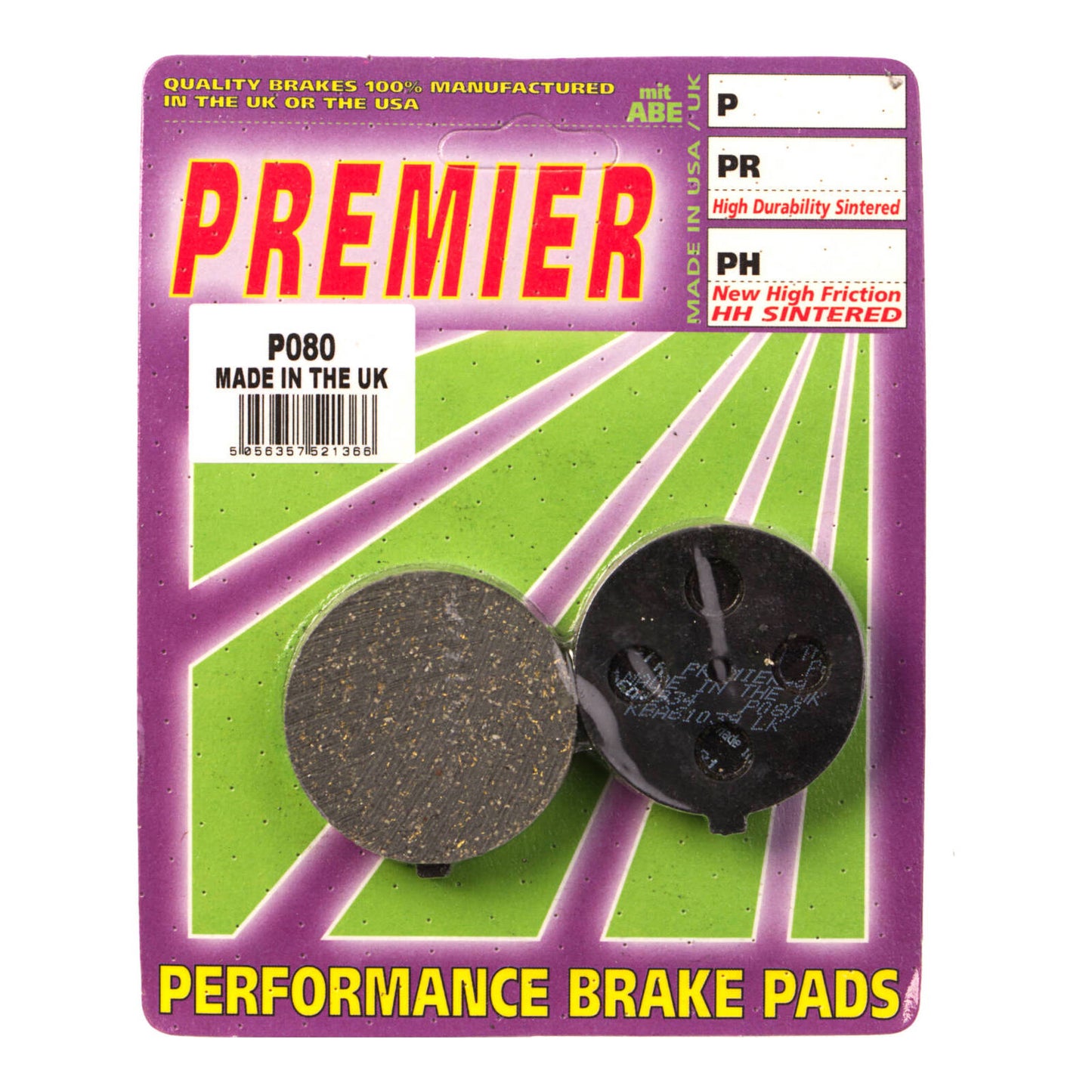Premier Brake Pads - P Organic Standard - P080