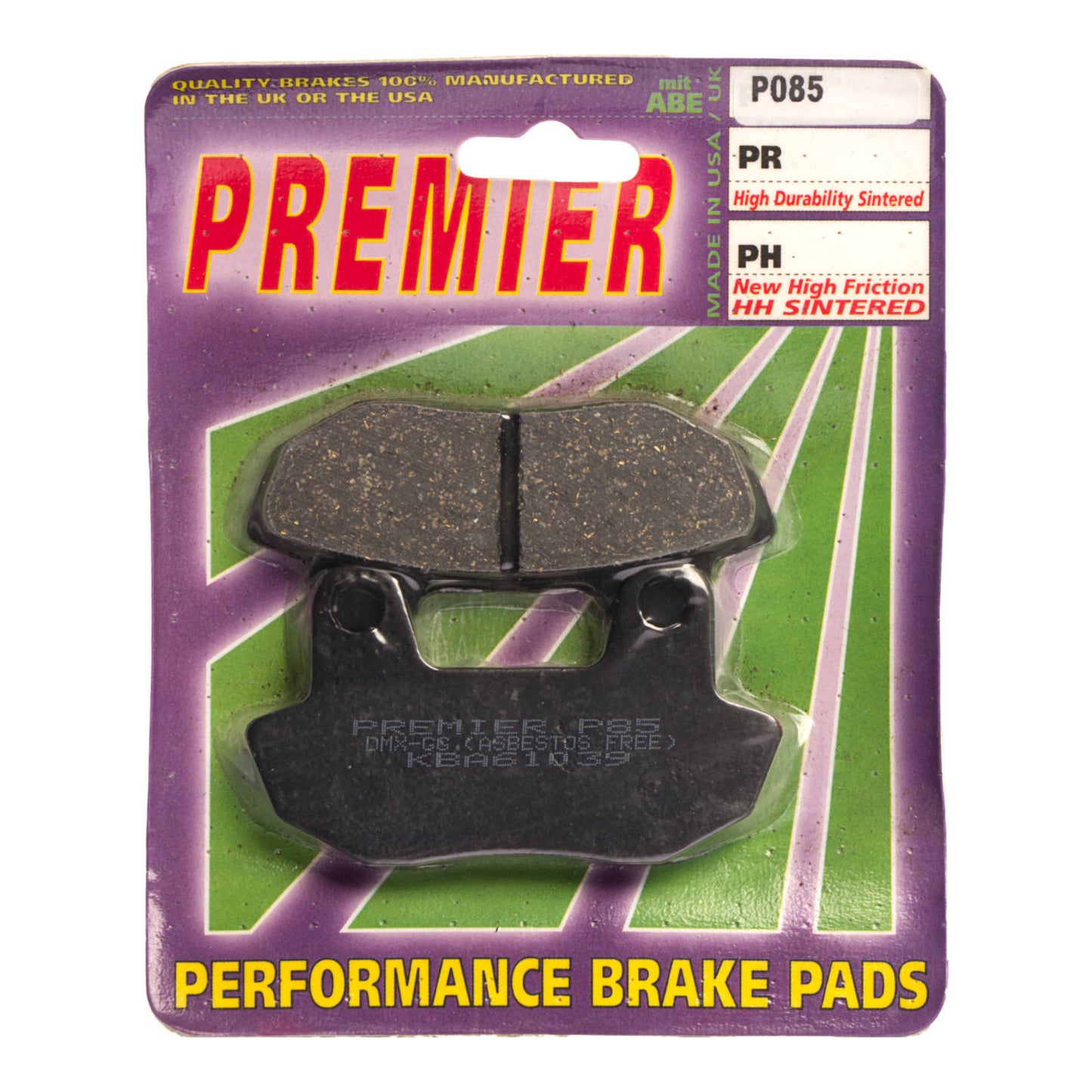 Premier Brake Pads - P Organic Standard P085