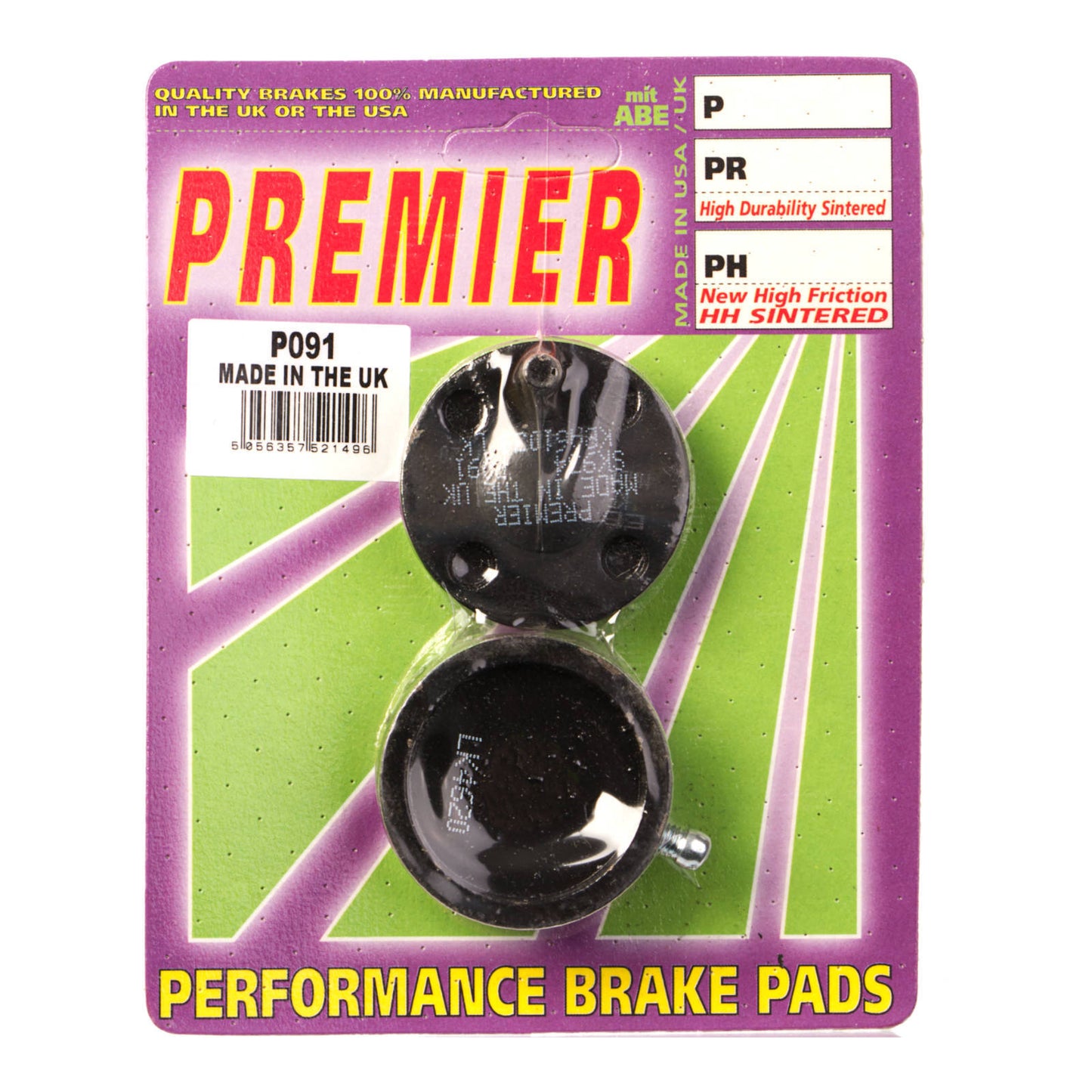 Premier Brake Pads - P Organic Standard - P091