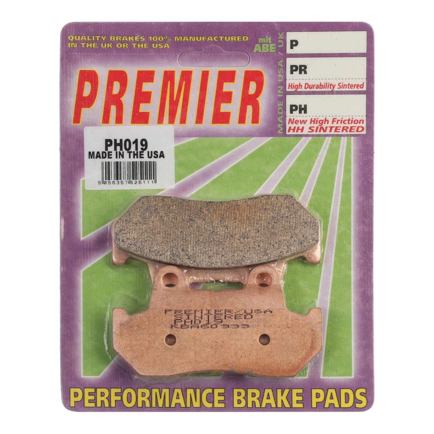 Premier Brake Pads - PH Street Sintered - PH019