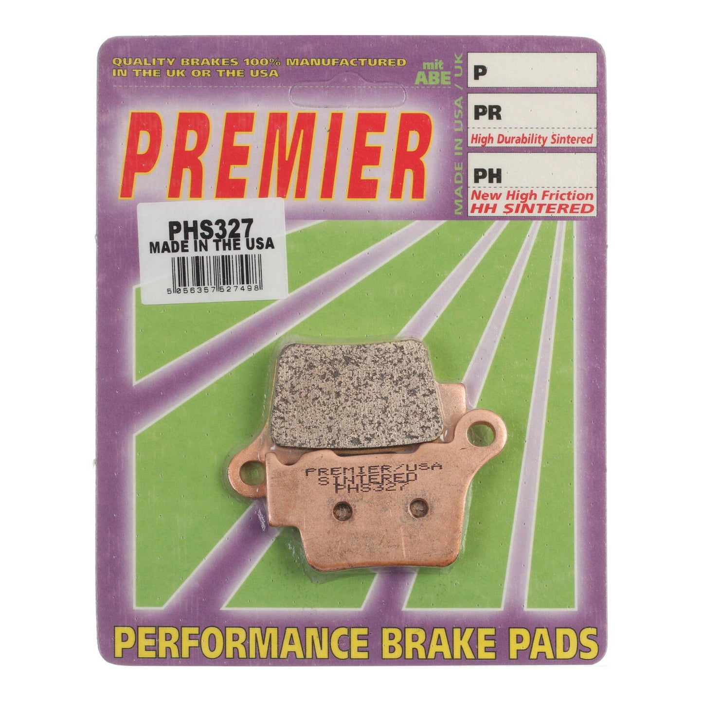 Premier Brake Pads - PH Street Sintered - PHS327