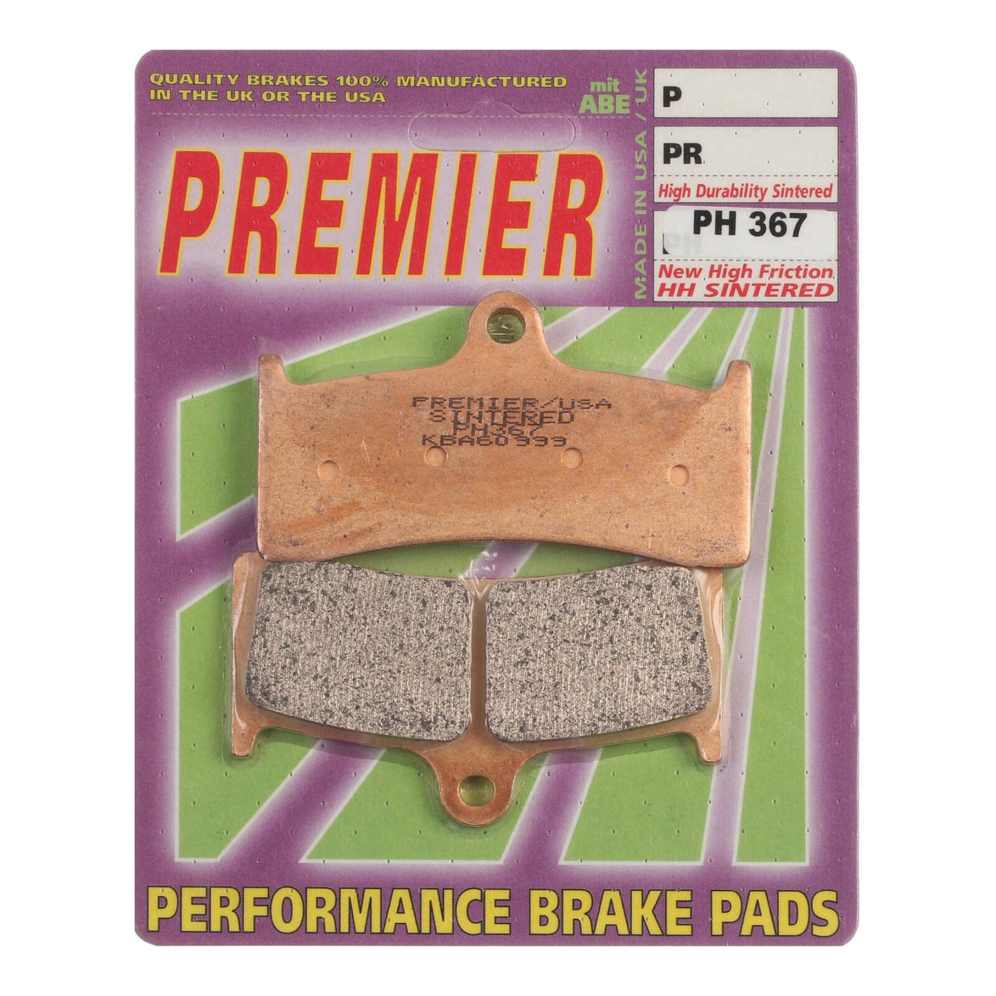 Premier Brake Pads - PH Street Sintered - PH367