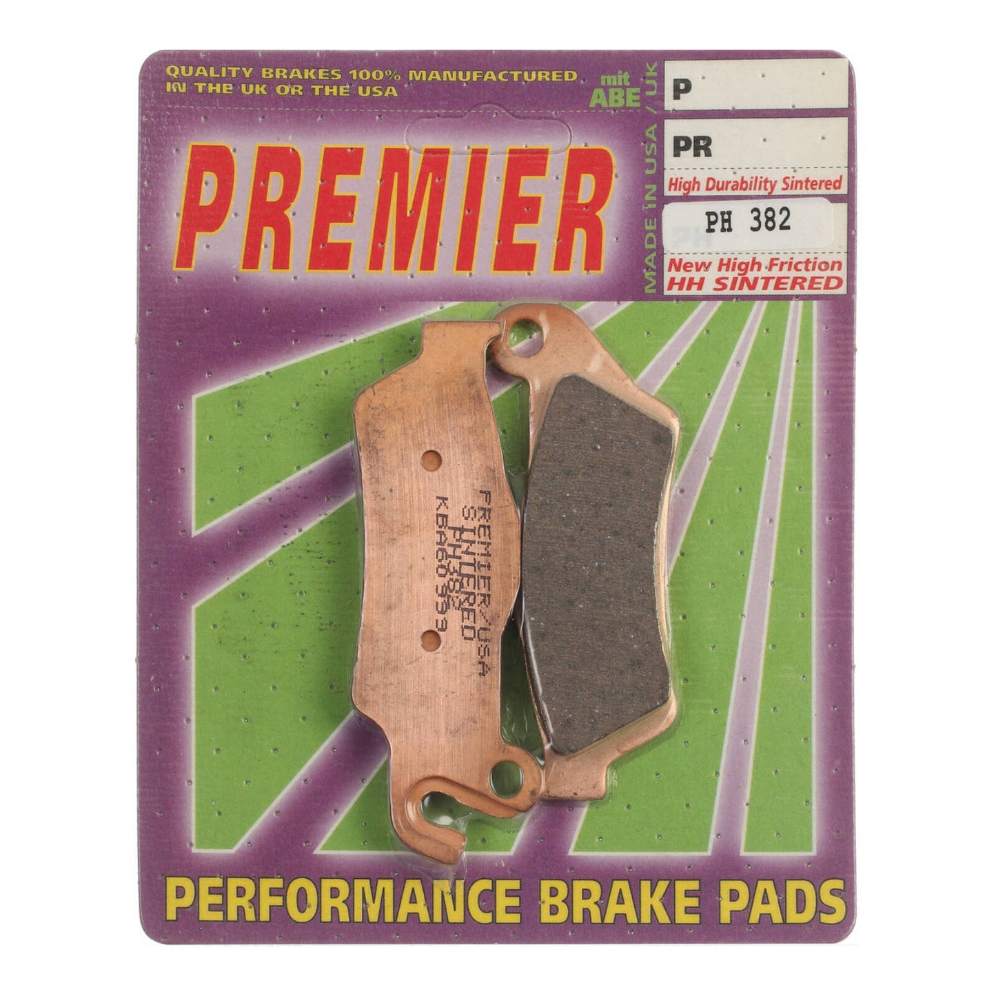 Premier Brake Pads - PH Street Sintered - PH382