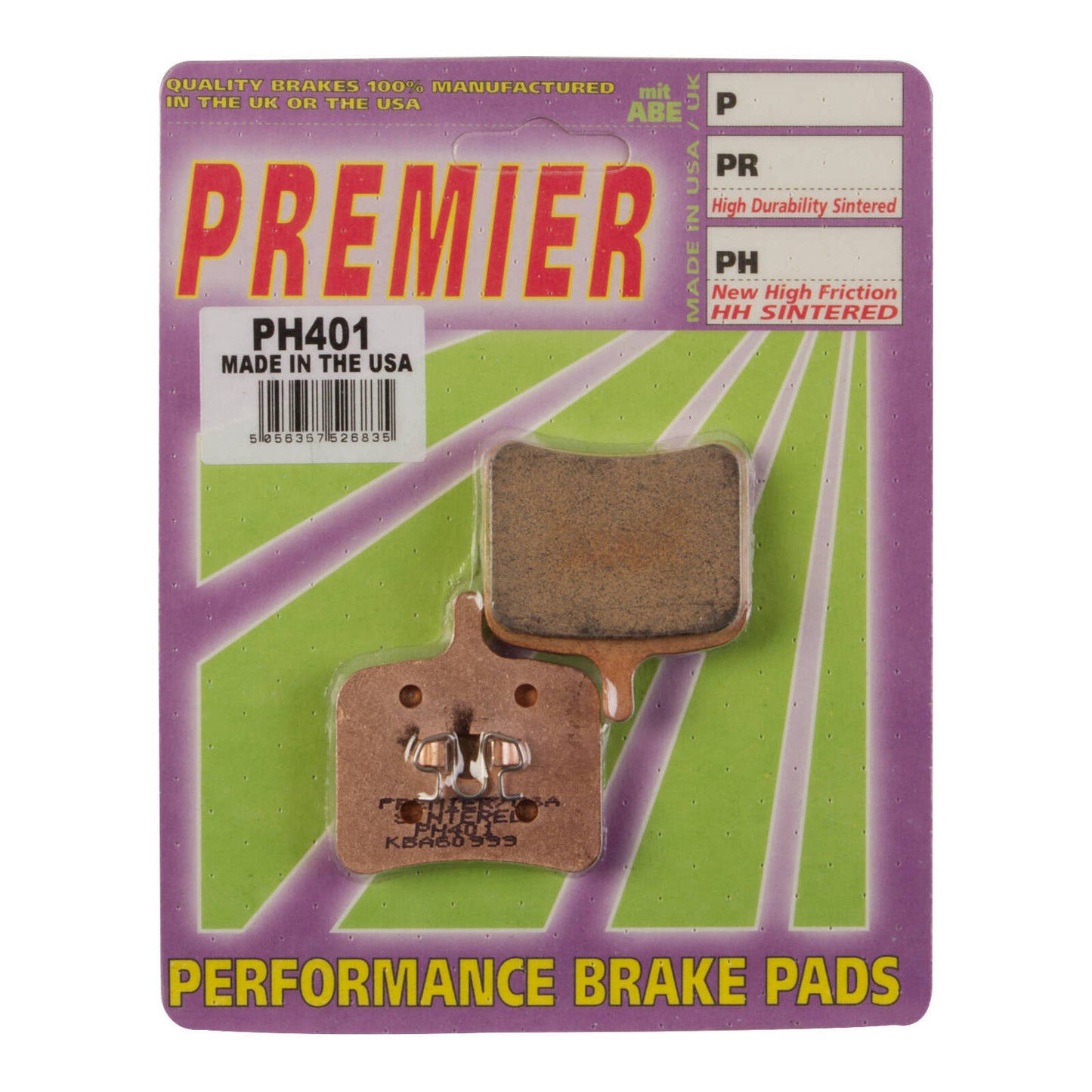 Premier Brake Pads - PH Street Sintered - PH401