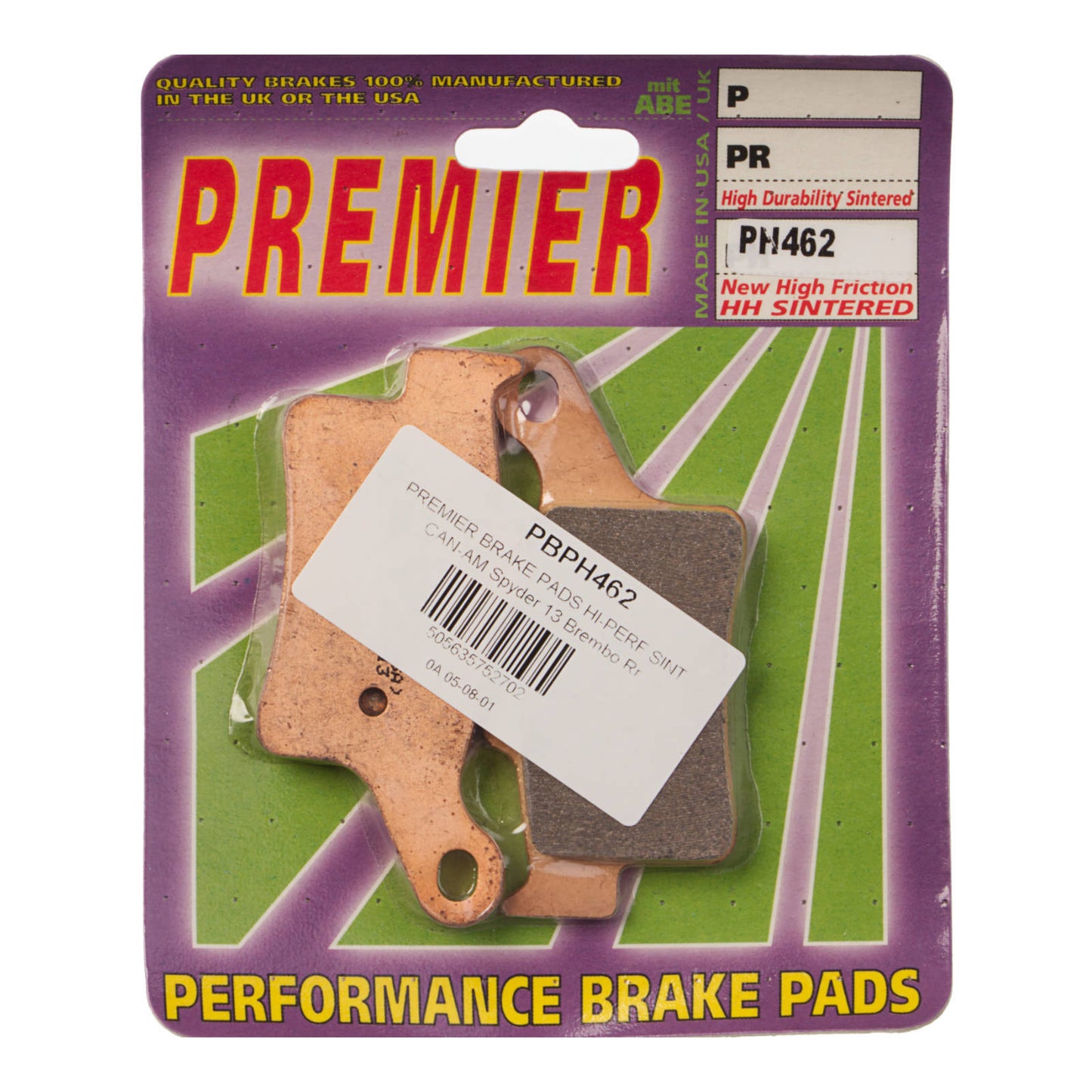 Premier Brake Pads - PH Street Sintered - PH462