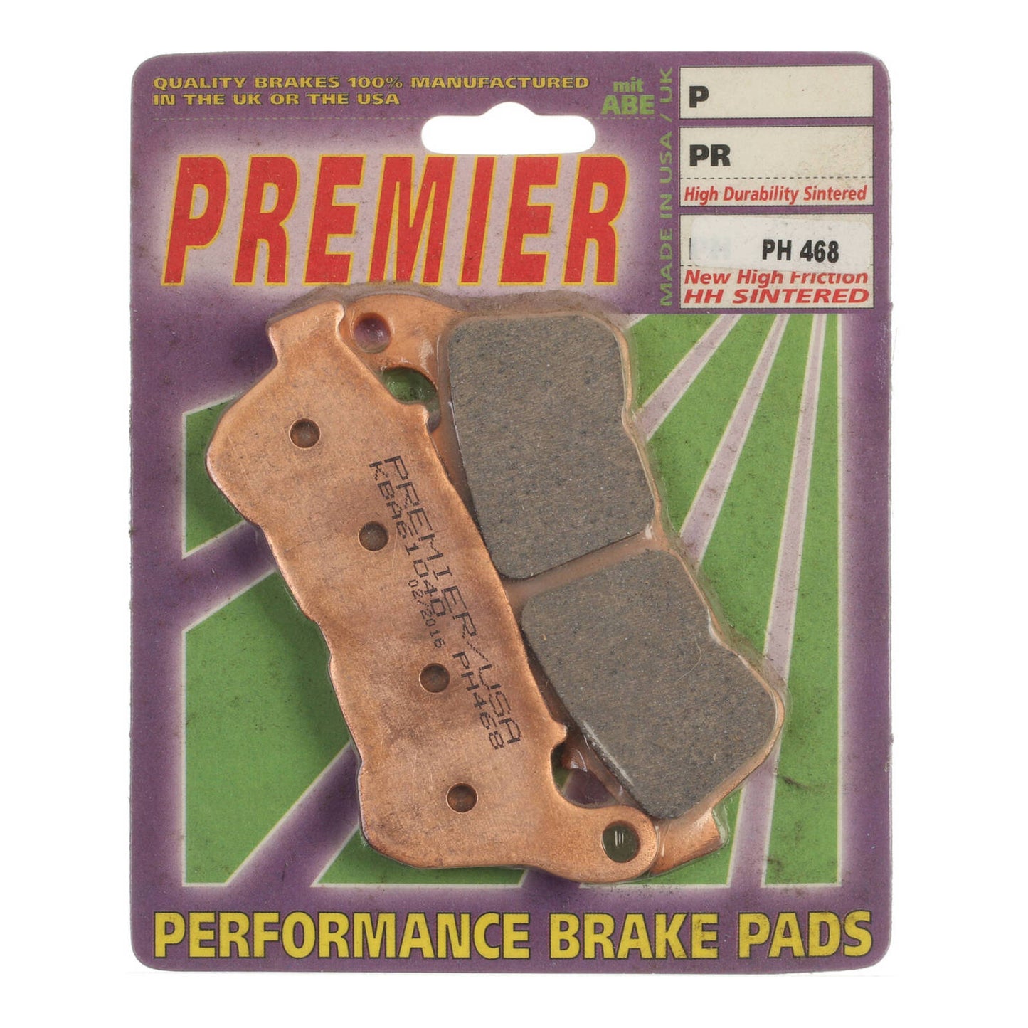 Premier Brake Pads - PH Street Sintered - PH468