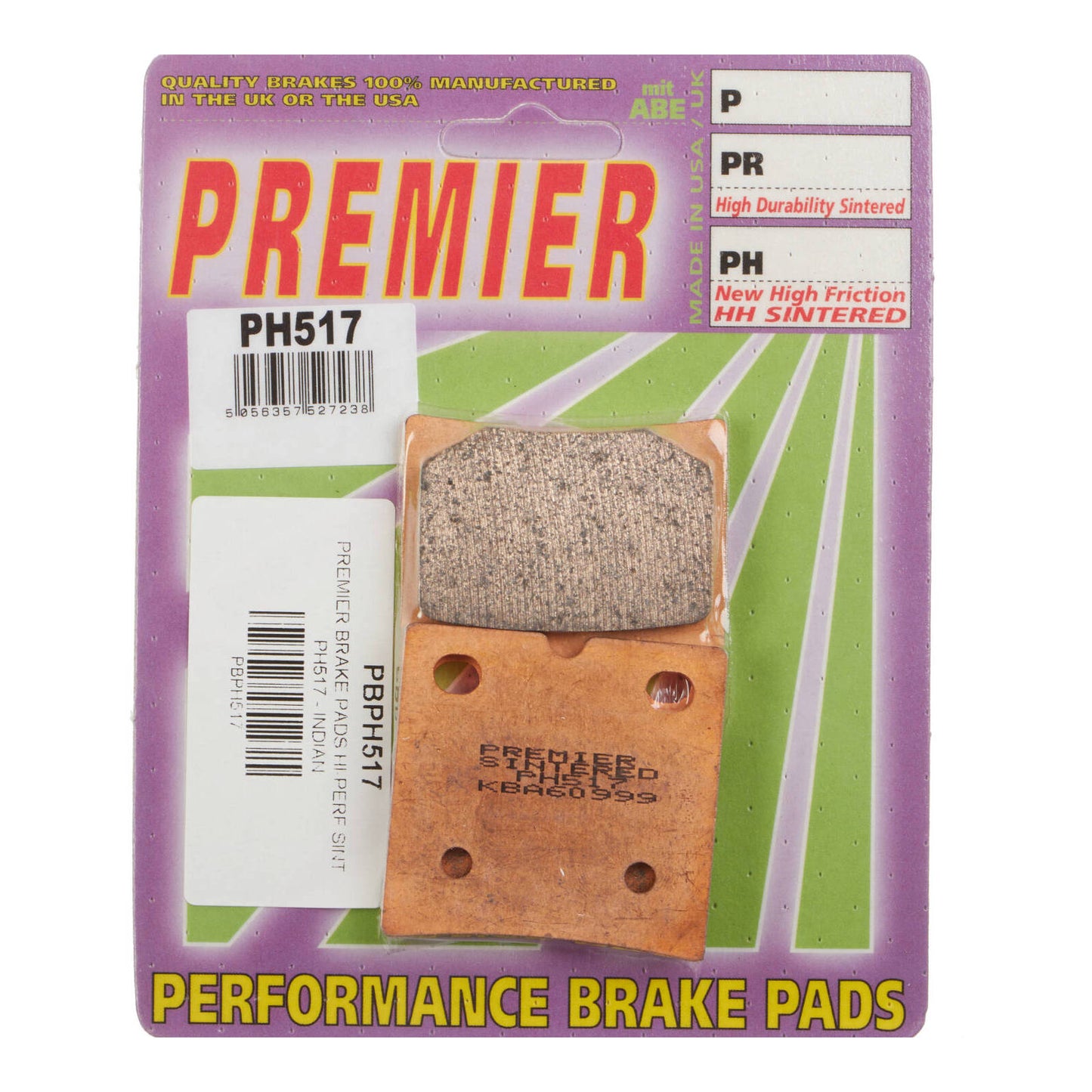 Premier Brake Pads - PH Street Sintered - PH517