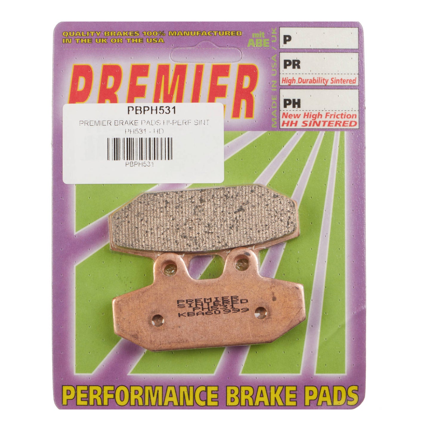Premier Brake Pads - PH Street Sintered - PH531
