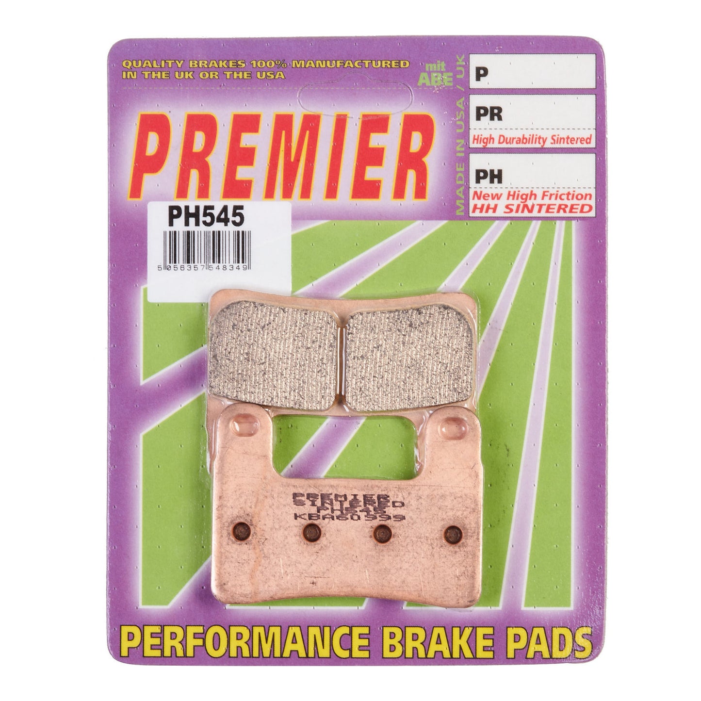 Premier Brake Pads - PH Street Sintered - PH545