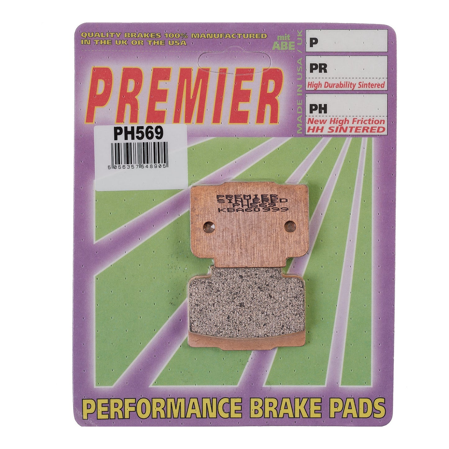 Premier Brake Pads - PH Street Sintered - PH569